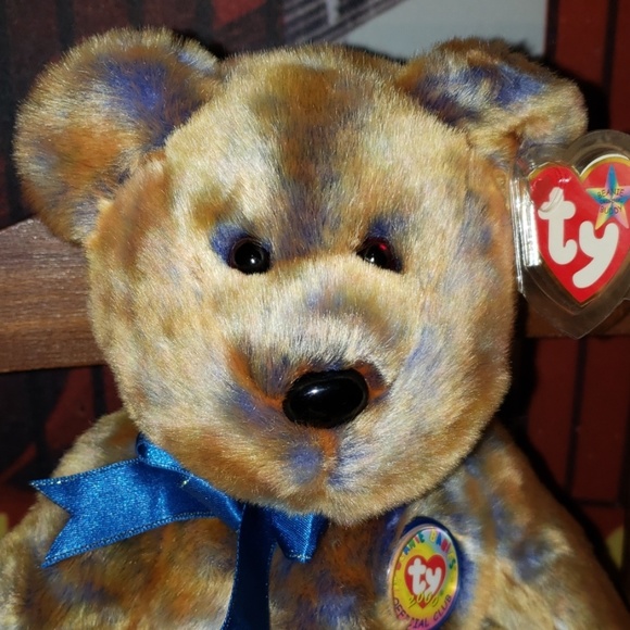 Clubby III 3 15" Tall Ty Beanie Buddy Bear First BBOC to have Counterpart - Picture 2 of 8